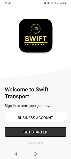 Android application Swift Transport screenshort