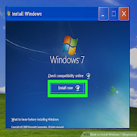 cara instal windows 7 pemula
