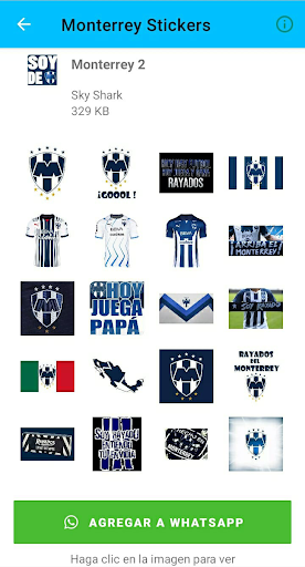 Monterrey Stickers Screen 2