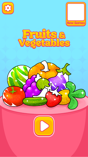 Fruits and Vegetables Coloring Screenshot 1 - AppWisp.com