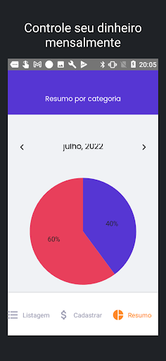 Controle financeiro - Simples