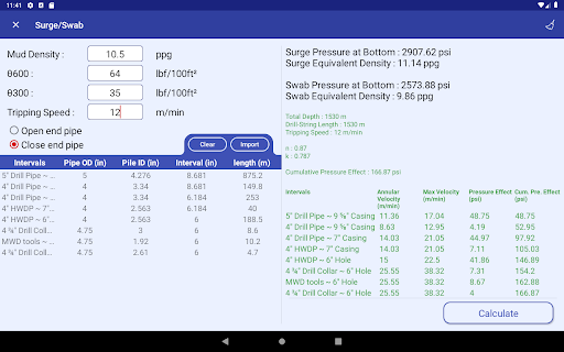 Screenshot of Drilling Fluids Pro