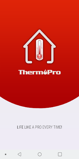 Android application ThermoPro Home screenshort