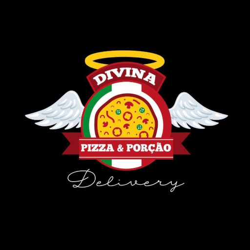 Divina Pizza e Porção logo