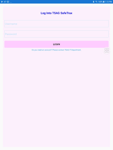 Android application TSAG SafeTrax Mobile App screenshort