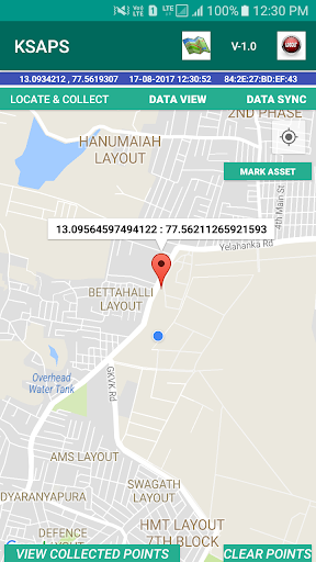 Android application KSAPS Data Collector screenshort