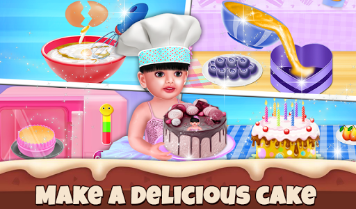 Aadhya Birthday Cake Maker Cooking Game apkdebit screenshots 1