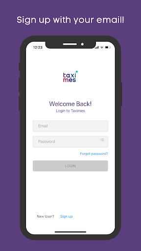 Android application Taximes App screenshort