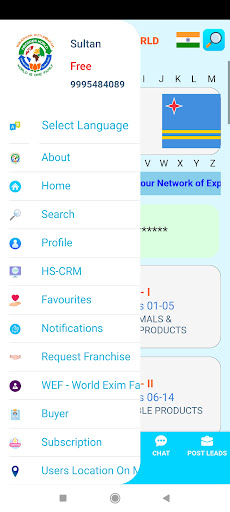 HScodes@Exporters&Importers Screen 2