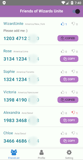 Friends of Wizards Unite Screen 2