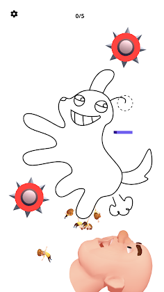 Feed Them: Draw Puzzle - Screenshot 1