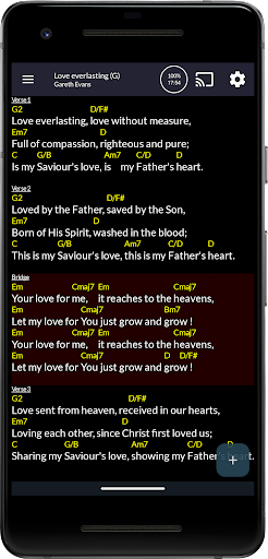 Android application OpenSongApp - Songbook screenshort