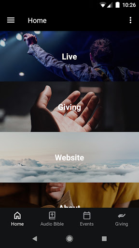 Android application New Friendship Baptist Church screenshort