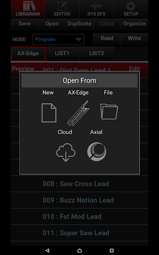 Screenshot of AX-Edge Editor