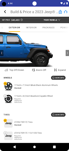 App screenshot