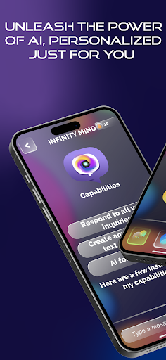 Android application Infinity Mind - AI Assistant screenshort