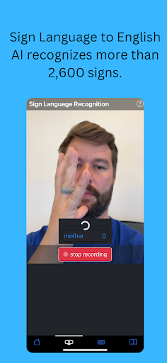 Android application Sign Language AI screenshort