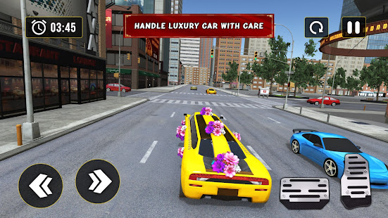 Luxury Wedding Limousine Taxi: 3D Car Driving 2021 apkdebit screenshots 8
