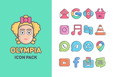 Олимпия — Скриншот Icon Pack