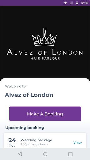 Android application Alvez of London screenshort