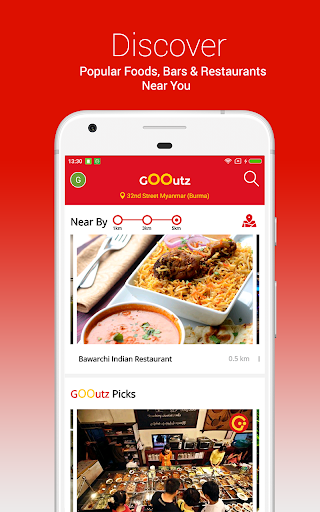 Android application GoOutz - (Let's go out in Yang screenshort