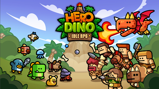 Screenshot 8 Hero Dino: Idle RPG android