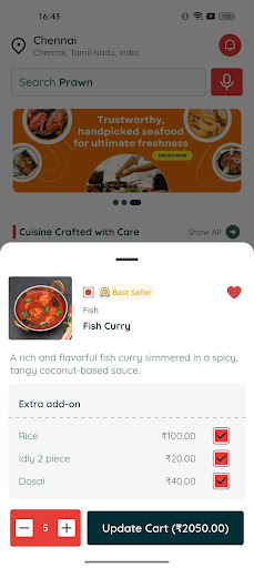 SAKISASEAFOODS Screenshot 2 - AppWisp.com