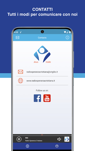 RSC Radio Speranza Cristiana Screen 3