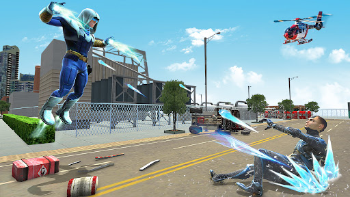 Snow Storm Superhero Freez Ice Game