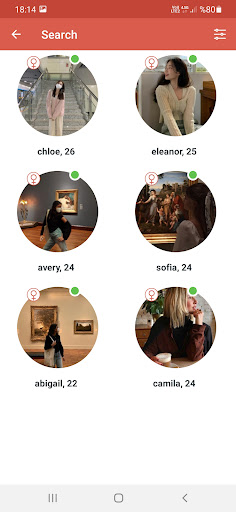Android application Deaf Dating App - KETE screenshort