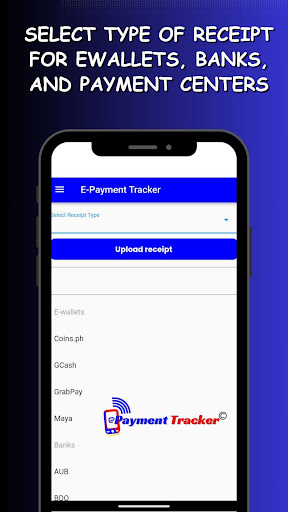 Android application EPayment Tracker screenshort