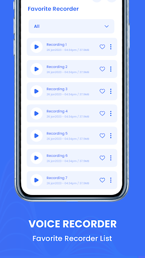VoiceX - Voice Recorder Screen 2