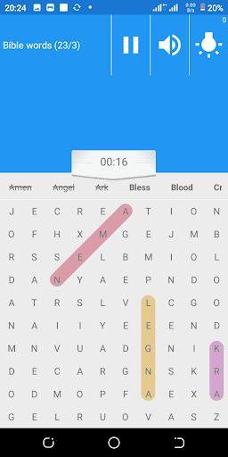 Leisure Word Search Screen 3