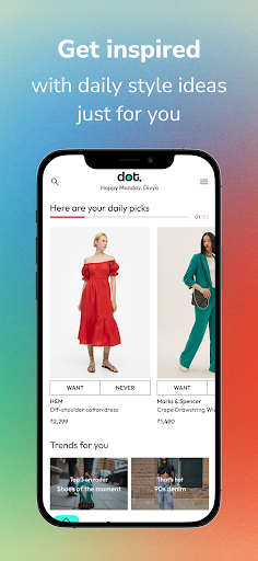 Android application DotMyStyle: Fashion Shopping screenshort