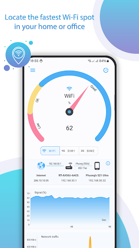 Screenshot of Net Signal Pro:WiFi & 5G Meter