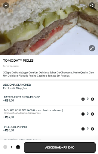 TOMODATY BURGERS Screen 2