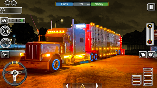 유로화물 트럭 3D 게임
