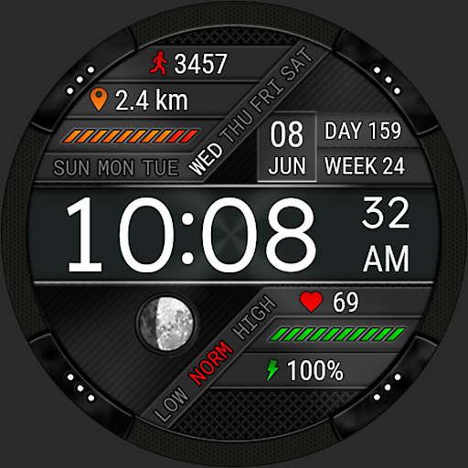Futorum H13 Digital watch face logo