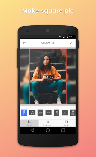 Android application Square Photo, No Crop Photo screenshort