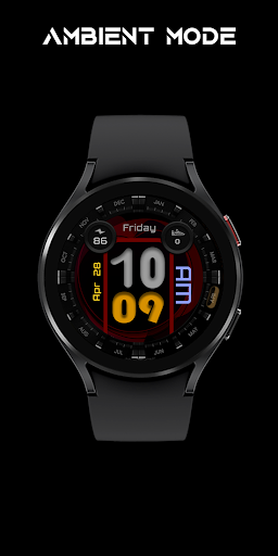 [SSP] Colored Bold wearOS Face Screen 2