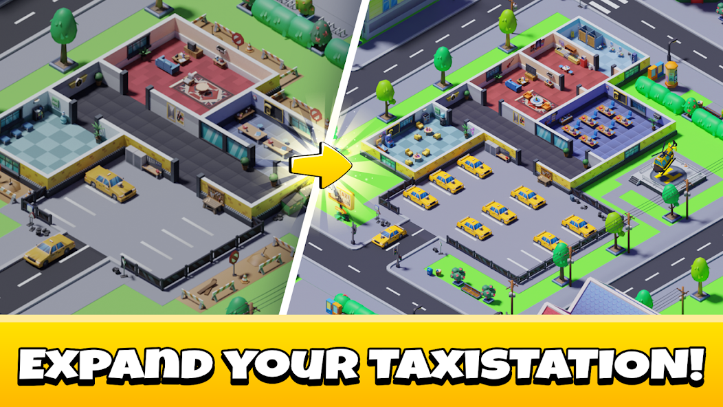 Idle Taxi Tycoon 1.8.0 APK + Mod (Unlimited money) para Android