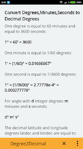 Degree & Decimal Converter - Apps on Google Play