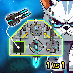 Значок приложения "Space Cats - Build Ship Fight"