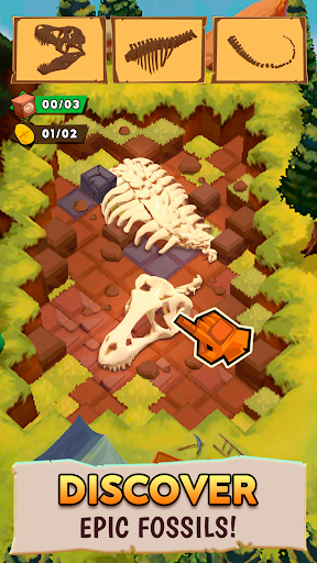 Android application Dino Quest 2: Dinosaur Fossil screenshort