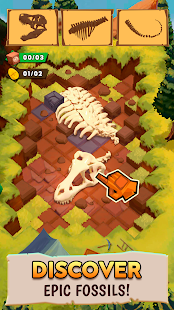 Dino Quest 2 Dinosaure Fossile Capture d'écran