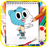 How to Draw Gumball Anime  Easy icon