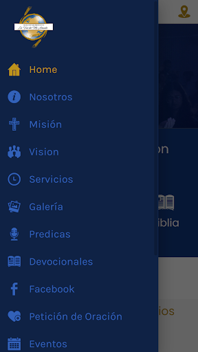 Android application Iglesia La voz de mi Amado screenshort
