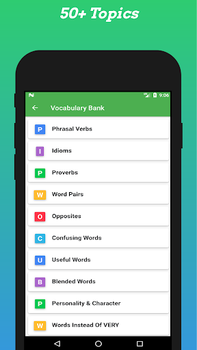 Android application English Vocabulary Advanced screenshort