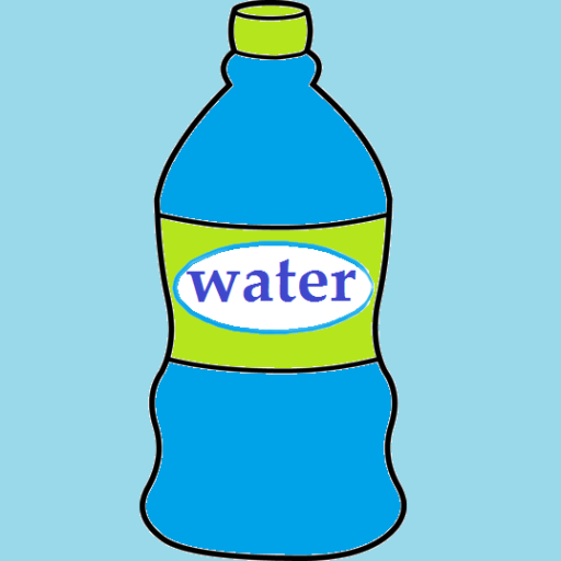 Stay hydrated - drinking coach logo