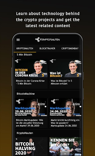 KryptoNauten Crypto Tracker Screen 3